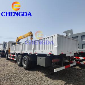 Sinotruk howo ידני בשימוש 20 טון 6*4 10 גלגלים lhd/rd משאית רכוב עגור הידראולי גדול בום משאית הרמה עבור הרמת משקל - Product Image 2