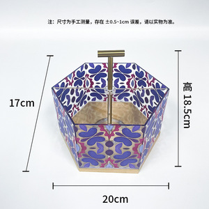 Acrylic Storage <b>Box</b> Six Sided Rotatable Cosmetic Organizer Dustproof <b>Makeup</b> Storage Container 20x17x18.5cm - Product Image 2