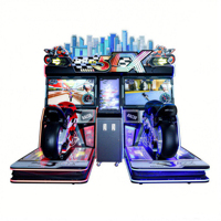 Simulateur de course de moto à 2 joueurs le plus populaire, machine de jeu d'arcade Moto GP authentique à monnayeur avec prix d'usine