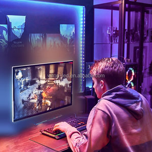 Atmosphère Smart LED Strip Light avec pour <span class=keywords><strong>Ambilight</strong></span> ESports Ambient Sync Corps en cuivre Connectivité USB IP65 pour TV - Product Image 1