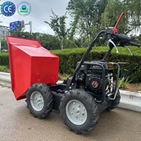 Camion à benne basculante manuel de fabrication chinoise pour la construction, le déchargement, la manutention, le levage manuel, petit camion à benne basculante à roues
