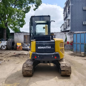 Excavatrice d'occasion Komatsu PC55MR de 5,5 tonnes, d'origine japonaise, mini-excavatrice sur chenilles de seconde main de haute qualité pour le creusement, certifiée CE - Product Image 4