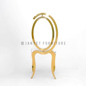 Di lusso in oro reale in acciaio inox <span class=keywords><strong>sala</strong></span> per matrimoni evento <span class=keywords><strong>tavolo</strong></span> da pranzo sedia per la vendita - Product Image 6