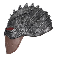 Casco de Caballero al por Mayor, Estilo Europeo Antiguo, para Juego de Rol Griego Romano, Sombrero para Actuaciones, Casco de Látex para Domar Dragones
