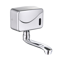 HY-239A automatique capteur robinet mural sans contact ABS robinet d'eau salle de bain cuisine école contemporain Design traditionnel