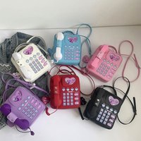 Sac bandoulière en PU de style nouveau, transfrontalier, avec chaînes, design créatif, doux, ludique, pour jeunes filles, original, élégant, avec fermeture éclair
