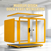 Cabine téléphonique insonorisée Sinjoyin, bureau privé, pod de travail portable, cabine d'enregistrement acoustique silencieuse pour la maison, le salon