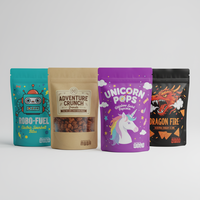 Sachet Doypack Alimentaire Anti-humidité avec Finition Mate, Taille Personnalisable pour l'Emballage de Thé, Café, Aliments pour Animaux et Gelées de Qualité Supérieure
