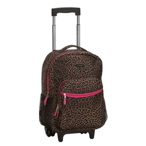 Muestra gratuita de mochila de viaje impermeable multiusos de 17 pulgadas, personalizada, de nuevo estilo, con ruedas para portátiles - Product Image 6