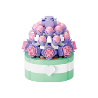 NOUVEAU Nano Blocks Plante en pot Plante succulente Mini briques Blocs de construction de dessins animés Ensembles de jouets Jouets pour enfants P1246-P1257