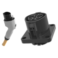 Paire de connecteurs de type 6 100A DC120V pour pistolet de charge rapide et prise de panneau pour véhicule électrique léger (LEV) - Vente en gros