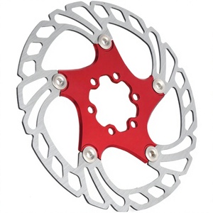 Sonnette de sécurité en forme de cœur pour vélo de montagne en acier inoxydable avec disque de frein flottant - Product Image 2