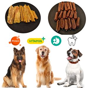 Commercio all'ingrosso 100% naturale di alta qualità sano cane gatto Snack secco di pollo di anatra Premium di cristallo salsiccia di manzo essiccato - Product Image 6