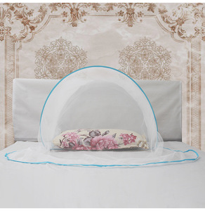 Mosquitera plegable individual, funda de cama portátil de diseño moderno para el hogar con malla plegable de fácil instalación para repelente de insectos - Product Image 4