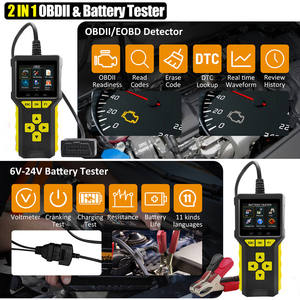 2025 Acclope usine approvisionnement direct voiture/moto/camion détecteur BT80 2 en 1 OBD2 Scanner testeur de batterie Plug And Play - Product Image 2