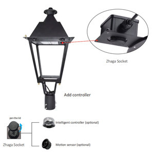 <strong>Outdoor</strong> IP66 Waterproof Classical Type Dimmable <strong>Street</strong> Garden Lamp 40w -120W Road Led Parking Lot Post Top Garden <strong>Light</strong> - Product Image 5