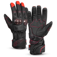 Gants chauffants pour moto Dr.Warm OEM, imperméables, coupe-vent, chauds, rechargeables, antidérapants, en cuir, pour l'hiver, compatibles avec les écrans tactiles