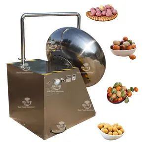 Best Selling CE Approved Sugar Small Chocolate Nut Coating Machine With In Stock