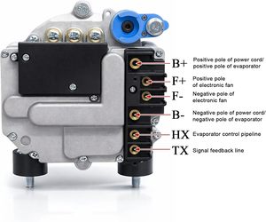 เครื่องปรับอากาศใน<span class=keywords><strong>รถยนต์</strong></span> TELCOOL 12V <span class=keywords><strong>ชุด</strong></span>ระบบ<span class=keywords><strong>แอร์</strong></span>ติดตั้งบนแผงหน้าปัด ใช้สำหรับรถยนต์โบราณ รถกระบะ รถตู้ รถบรรทุก รถแทรกเตอร์ รถขุด - Product Image 6