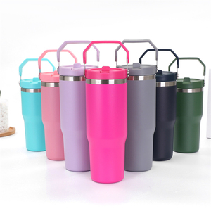 30 أونصة من مغامرات Tumbler مسحوق مبطن بأغطية معزولة شعار مخصص على الطريقة الأمريكية لشاي القهوة - Product Image 1