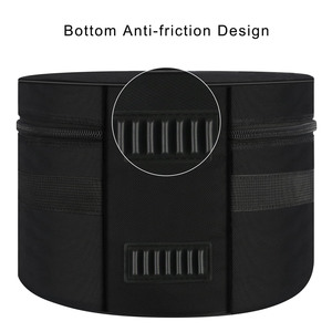 กระเป๋าเครื่องมือชุดถังไฟฟ้าขนาดใหญ่พร้อมตัวแบ่งล้อกลองแบบปรับได้อุปกรณ์กระเป๋าใส่กลองแบบมีล้อลาก - Product Image 5