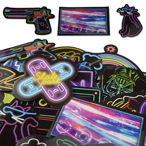 Holographic Small Water Proof Custom Die Cut Sticker - Product Image 5