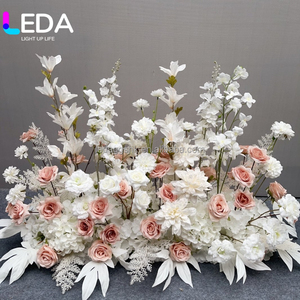 Decoración LEDA Mehndi, camino de flores colorido, telón de fondo para bodas, decoración india para bodas, decoración para fiestas - Product Image 2