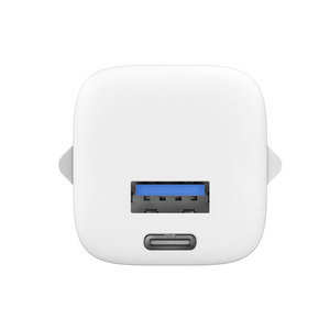 Cargador de Pared Universal con Enchufe Europeo, 15W PD y QC18W USB-C, Carga Rápida, Dos Puertos USB - Product Image 2
