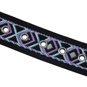 Collier tactique pour chien en nylon réglable avec boucle en métal, anneau en D et doublure en maille respirante, personnalisable pour les promenades en extérieur - Product Image 3