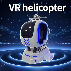 Simulateur d'hélicoptère VR : Machine d'arcade, expérience de vol en réalité virtuelle, plateforme de mouvement, équipement de jeu pour centre commercial et <span class=keywords><strong>parc</strong></span>. - Product Image 1
