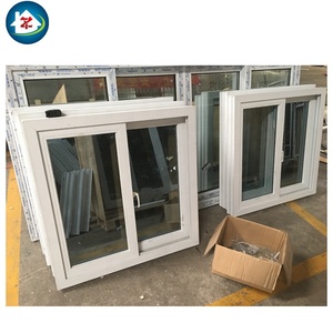 Bão tác động uPVC cửa sổ Ba kính tráng men <span class=keywords><strong>PVC</strong></span> uPVC hồ sơ trượt cửa sổ - Product Image 3