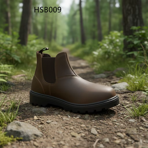 HY, Stivali di Sicurezza Popolari nel Mercato Palestinese, Scarpe da Lavoro in Pelle Crazy Horse di Alta Qualità per l'Industria del Gas HSB009 - Product Image 1