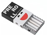 Caja de Exhibición de Cartón con Logotipo Dorado Personalizado al por Mayor para Papel de Liar Cigarrillos, Accesorios para Fumar, Exhibición Minorista