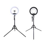 Kit d'outils de diffusion en direct de selfie vidéo YouTube: anneau lumineux LED de 12 pouces et support de lumière de 2 mètres pour la photographie de portrait de maquillage