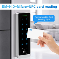 Panel Táctil Metálico al por Mayor, Control de Acceso Inteligente con WiFi, Aplicación Tuya, Lector de Tarjetas RFID, Control por Contraseña, Resistente al Agua IP66