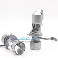 AILECAR ALK-A82 H4 Mini projecteur LED Bi 36W 12V 3600LM 6000K Faisceau Hi/Lo pour moto, idéal pour la rénovation/amélioration