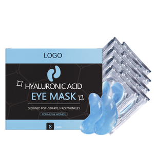 Mascarilla de Ojos de Ácido Hialurónico Transparente, 8 Piezas, Marca Privada OEM, Antiarrugas, Reafirmante, Iluminadora, para Ojeras - Product Image 1