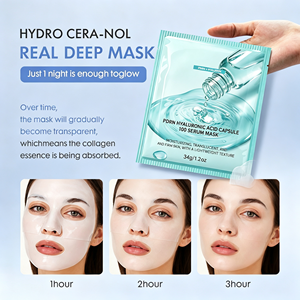 Masque facial en gel de collagène personnalisé pour femmes, soin de la peau, Palmitoyl Pentapeptide-4, stimule le collagène de la peau, masque éclaircissant à la niacinamide - Product Image 4