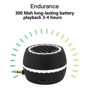 Portable Wireless <strong>Speaker</strong> Phone <strong>External</strong> <strong>Speaker</strong> Universal 3.5mm Jack Mini Sound Box for Smartphone Tablet Laptop <strong>MP3</strong> MP4 - Product Image 5