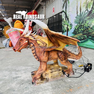 Modèle de dragon chinois animatronique en fibre de verre et en métal pour parcs à thème, contes de fées pour parcs d'aventure et centres commerciaux - Product Image 5