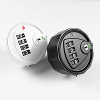 Serrure de casier double personnalisable, mot de passe et clé à 4 chiffres de qualité ANSI Grade1 pour casier de rangement de meubles de bureau à domicile