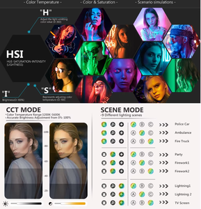 <span class=keywords><strong>Neewer</strong></span> LED panneau lumineux modèle <span class=keywords><strong>RGB</strong></span> 660 panneau LED lumière vidéo éclairage coloré caméra Photo Studio lampe de remplissage diffusion en direct 50w - Product Image 6