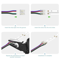 Bande LED RGB flexible haute luminosité 10 mm DC12V 810 LED/m COB