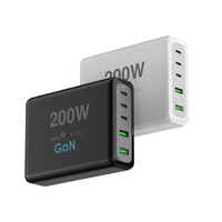 Produk penjualan terbaik 2023 65W 100W 200W Pd Qc Qqs Max Power usb-c pengisi daya ponsel Port C pengisi daya perjalanan ponsel pintar