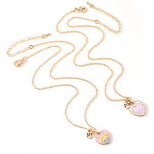 Nuovo Set di 2 Collane per Migliori Amiche, Ciondolo dell'Amicizia, Gioielli alla Moda per Donne, Regalo BFF - Product Image 5