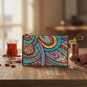Porte-monnaie avec tapis tissé turc - Product Image 3