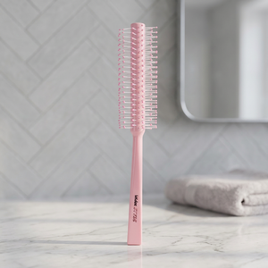 Brosse à cheveux massante Widex avec logo personnalisé, étiquette privée, peigne démêlant en plastique, manche en plastique, modèle 8506, emballage inclus - Product Image 3