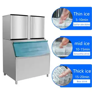 Machine à glace industrielle de grande capacité, Mini appareil à glace, vente chaude,