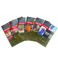 Emballage pour feuilles de tabac Baccy, pochette en plastique personnalisée avec fermeture éclair pour tabac à rouler