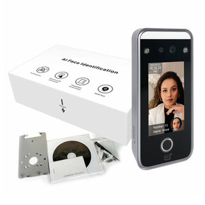 Système de contrôle d'accès et de pointage des heures avec reconnaissance faciale et empreintes digitales, vision nocturne, Wi-Fi TCP/IP, écran 4,3 pouces, système d'exploitation Linux - Product Image 1
